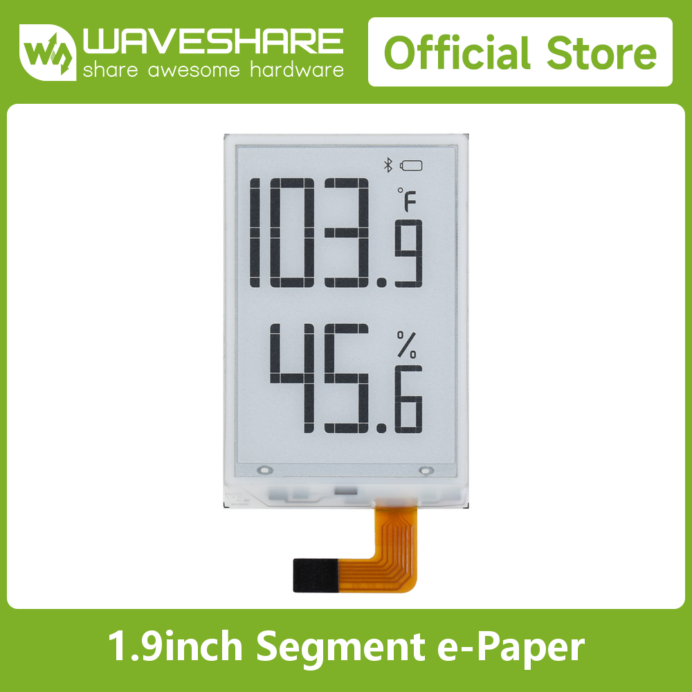 Pi Display - Дисплей Waveshare 1.9 дюйма с сегментным