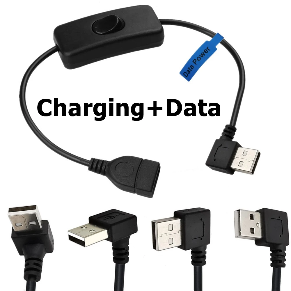 Pi Camera Cable - 90-градусный USB-удлинитель для зарядки и синхронизации