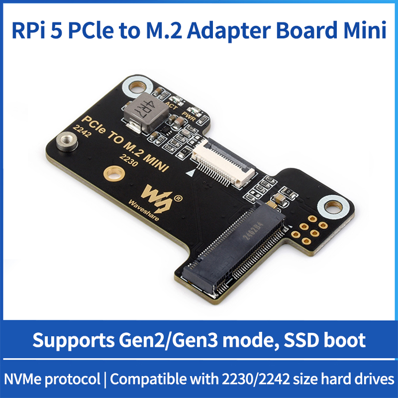 Pi Cooler - Мини-адаптер Raspberry Pi 5 PCIe —