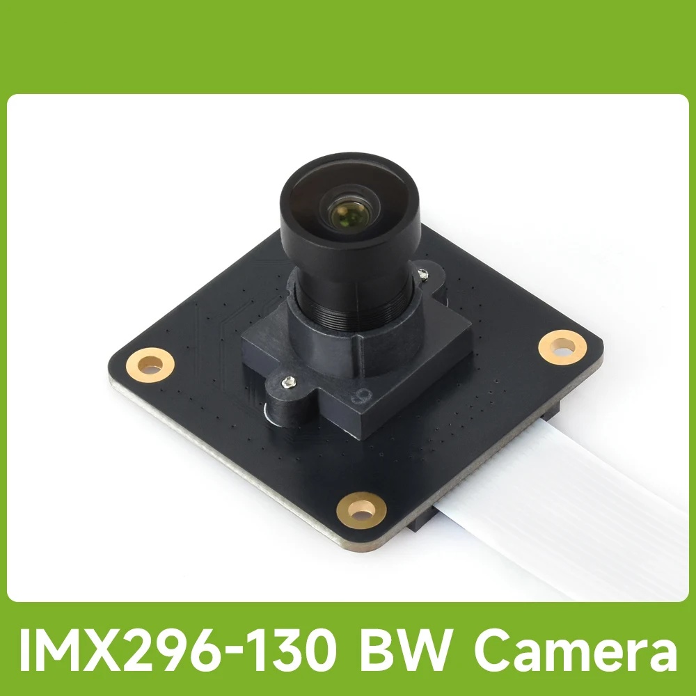 Raspberry Pi Global Shutter Camera Imx296 - Waveshare IMX296, 1,6-мегапиксельная монохромная камера с