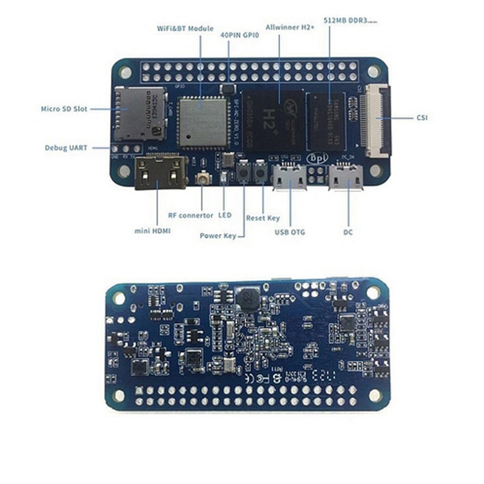 Pi Zero - B29C-5X – новая модель для Banana