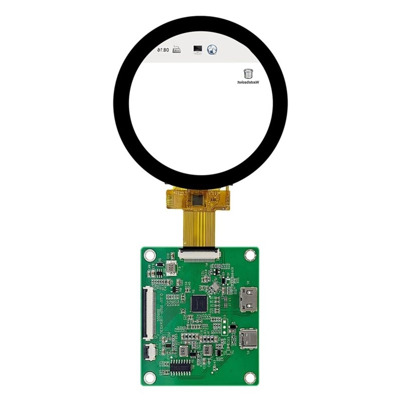 Pi Display - Круглый дисплей A52T DSI TFT LCD