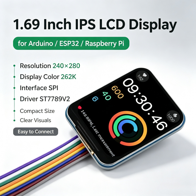 Pi Zero - 1,69-дюймовый IPS LCD-модуль с драйвером ST7789V2,