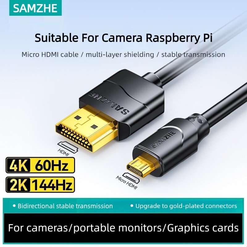 Pi Camera Cable - SAMZHE – кабель Micro HDMI, совместимый