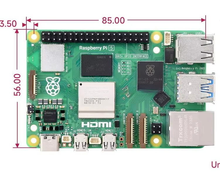 Raspberry Pi 5 - Raspberry Pi 5 оснащен четырехъядерным процессором
