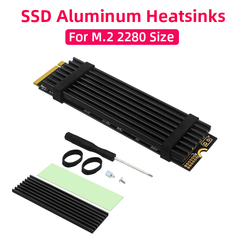 Pi Cooler - Радиатор SSD M.2, алюминиевый радиатор, твердотельные
