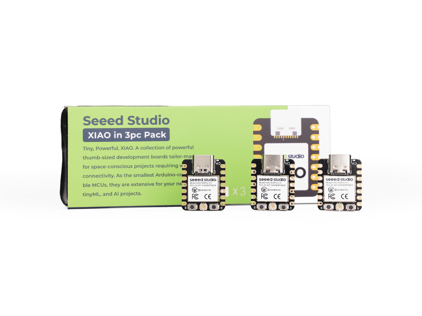 3 шт. в упаковке XIAO ESP32C3  – обзор и цена Arduino Kit