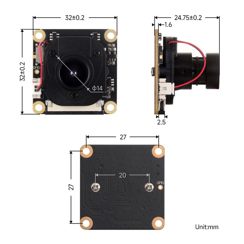Камера PHILE-3X IMX290-83 IR-C – обзор и цена Pi Zero