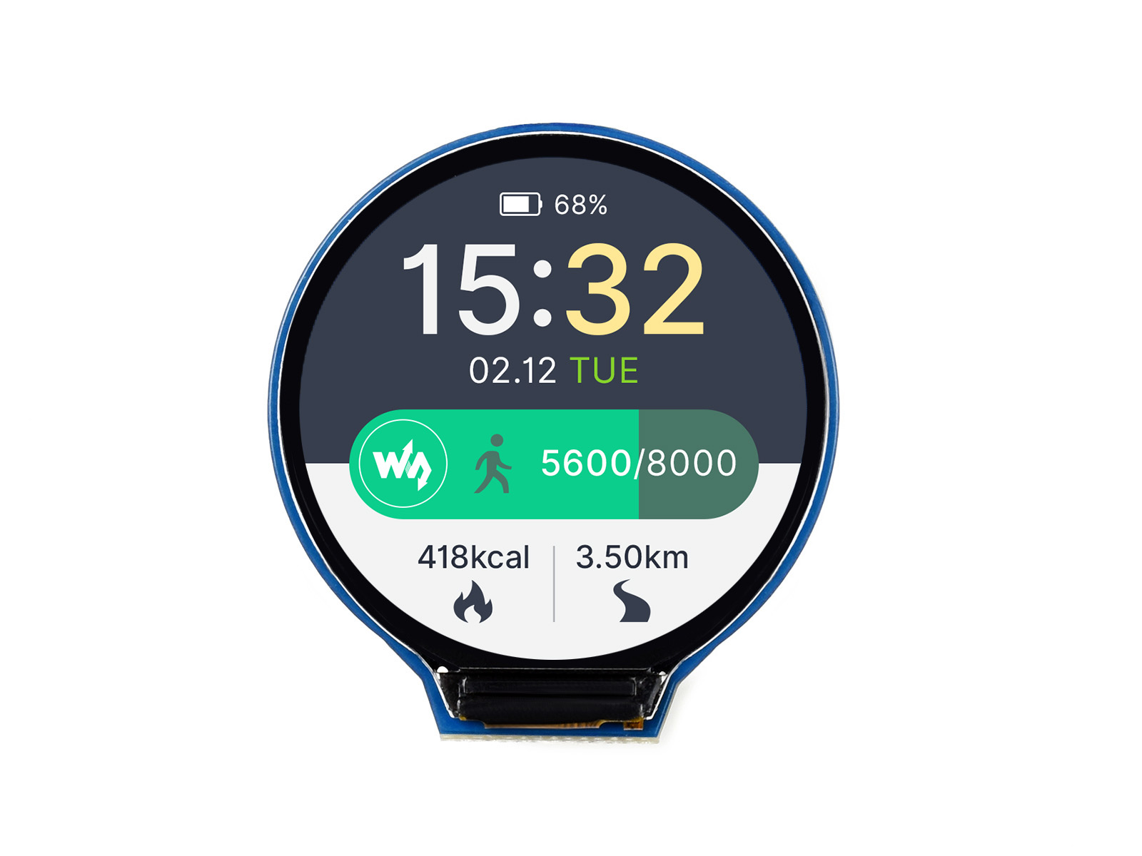 Модуль круглого ЖК-дисплея Wav – обзор и цена Pi Display