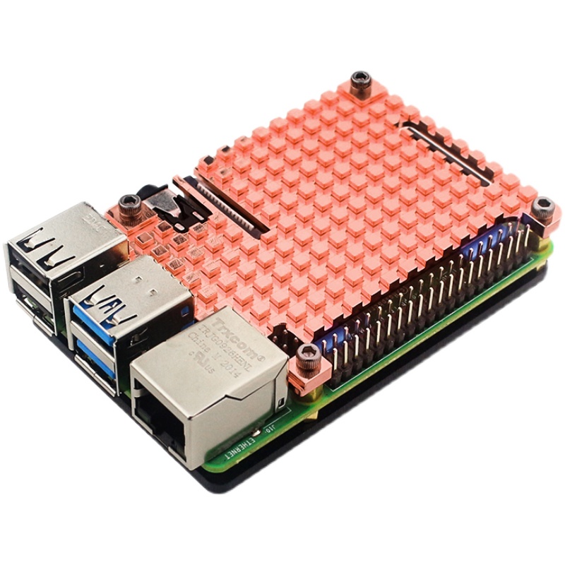 Радіатор Raspberry Pi 4B из чи – обзор и цена Pi 4 Case