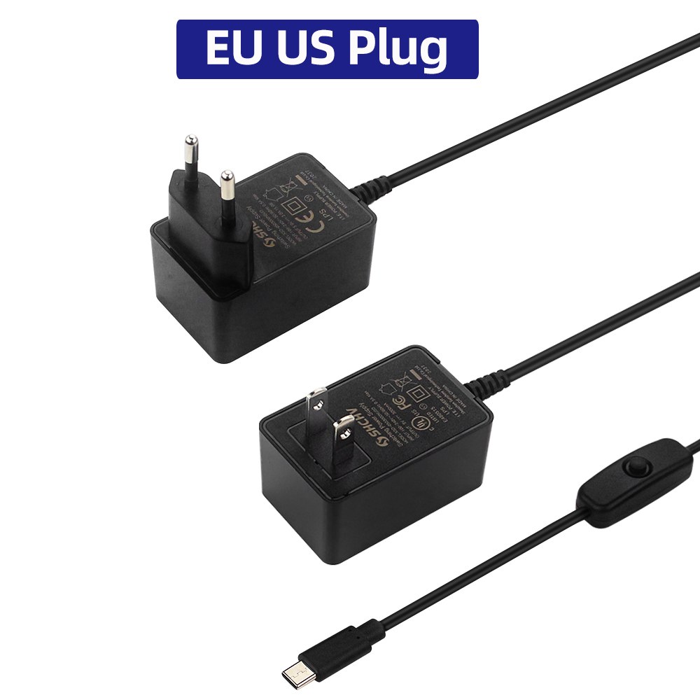 Raspberry Pi 5 В 3 А Блок пита – обзор и цена Pi Power Supply