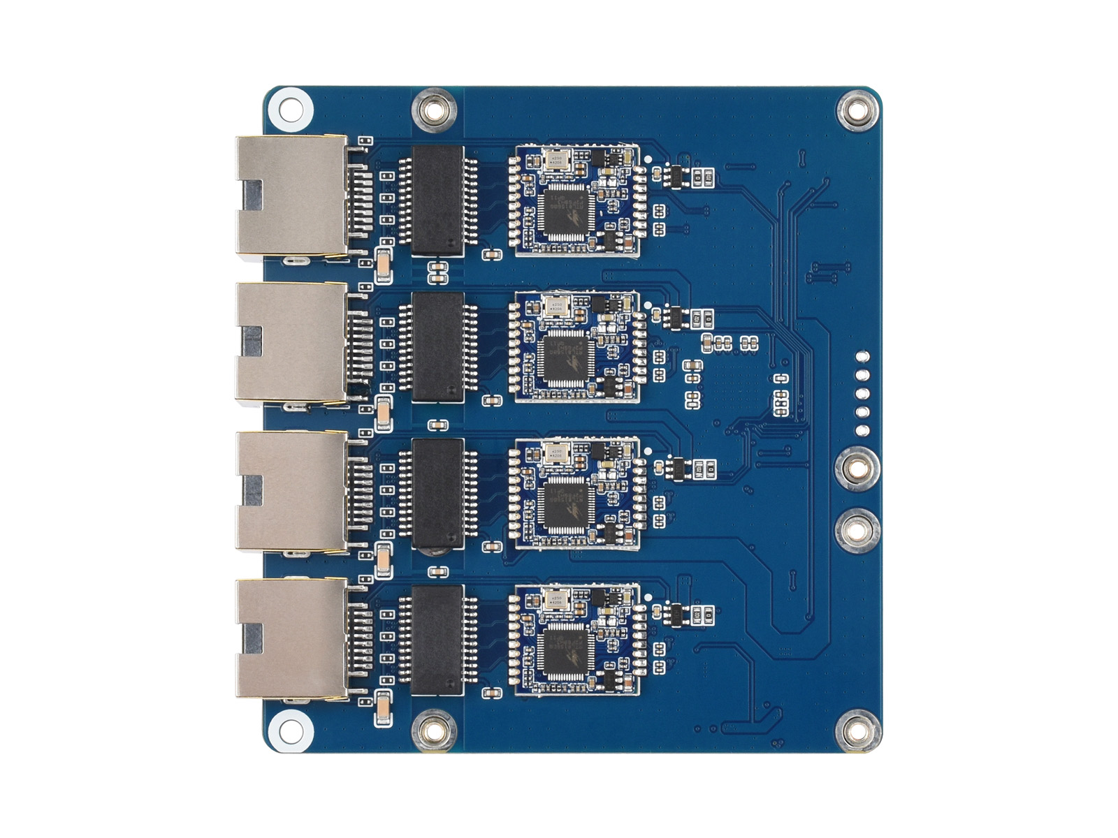 Плата Waveshare PCIe TO 4-Ch G – обзор и цена Raspberry Pi 5