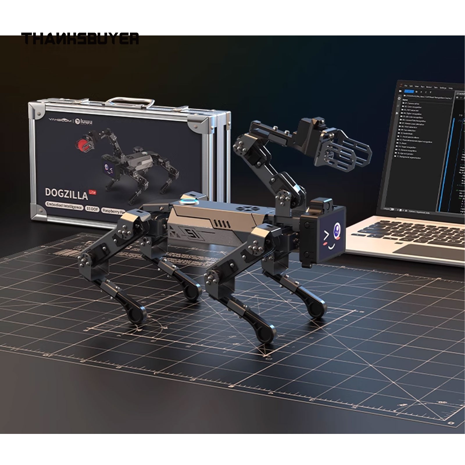 DOGZILLA-Lite 15DOF AI Биониче – обзор и цена Raspberry Pi