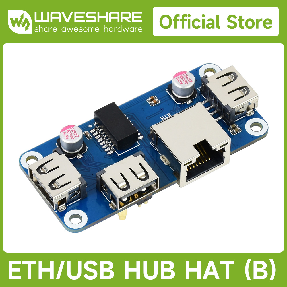 USB-концентратор Waveshare HAT – обзор и цена Pi Zero