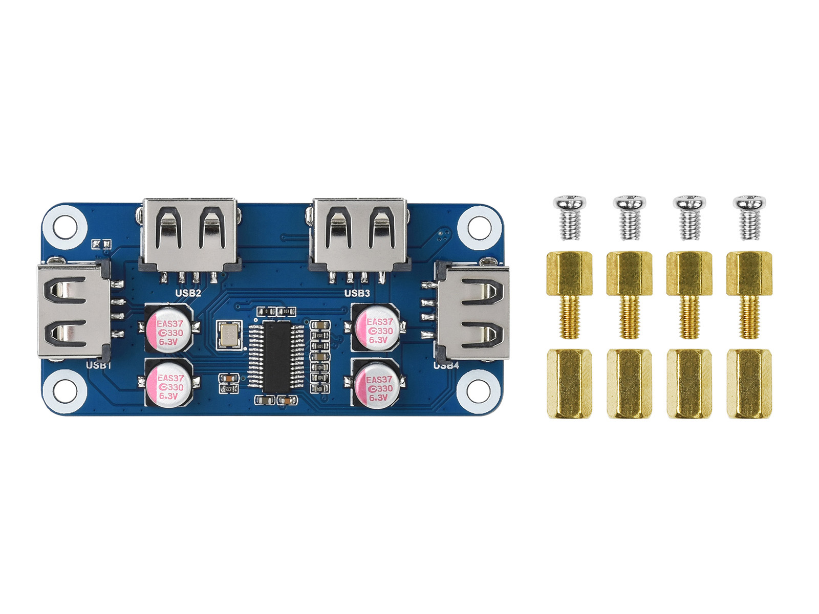 USB-концентратор Waveshare HAT – обзор и цена Pi Zero