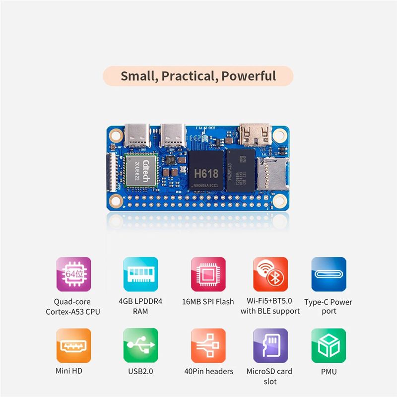 Плата разработки Orange Pi Zer – обзор и цена Pi Zero
