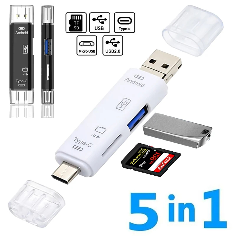 Многофункциональный USB 2,0 5  – обзор и цена Micro Sd Card