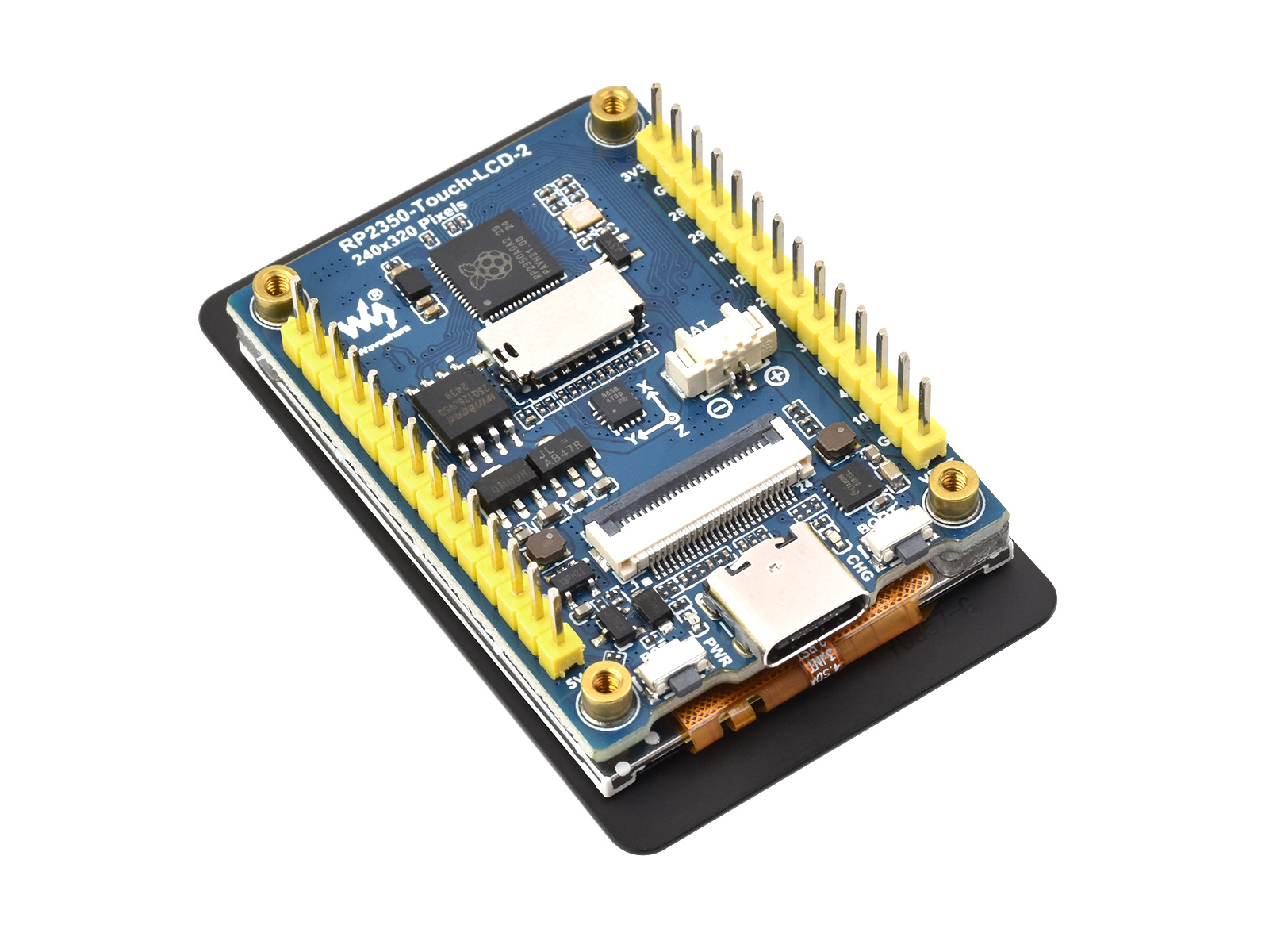 Waveshare RP2350 2-дюймовая ем – обзор и цена Pi Display