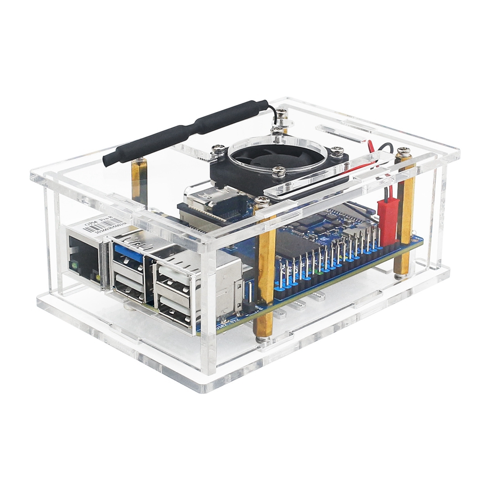 ABFN-акриловый корпус с охлажд – обзор и цена Pi 4 Case