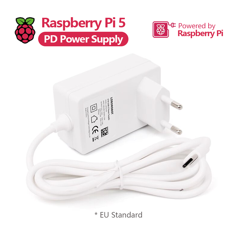 Адаптер питания Raspberry Pi 5 – обзор и цена Pi Power Supply