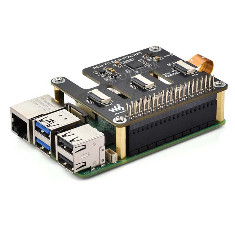 Raspberry Pi 5 PCIe до 2-канал – обзор и цена Pi Cooler
