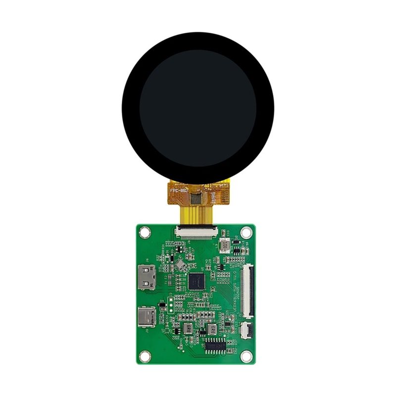 Круглый дисплей A52T DSI TFT L – обзор и цена Pi Display