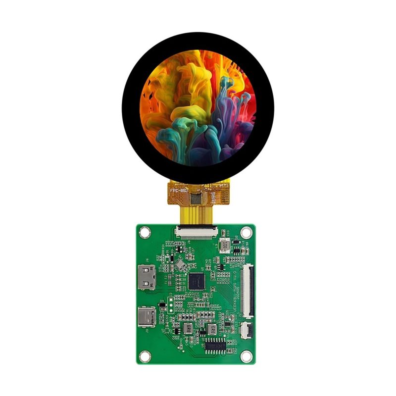 Круглый дисплей A52T DSI TFT L – обзор и цена Pi Display
