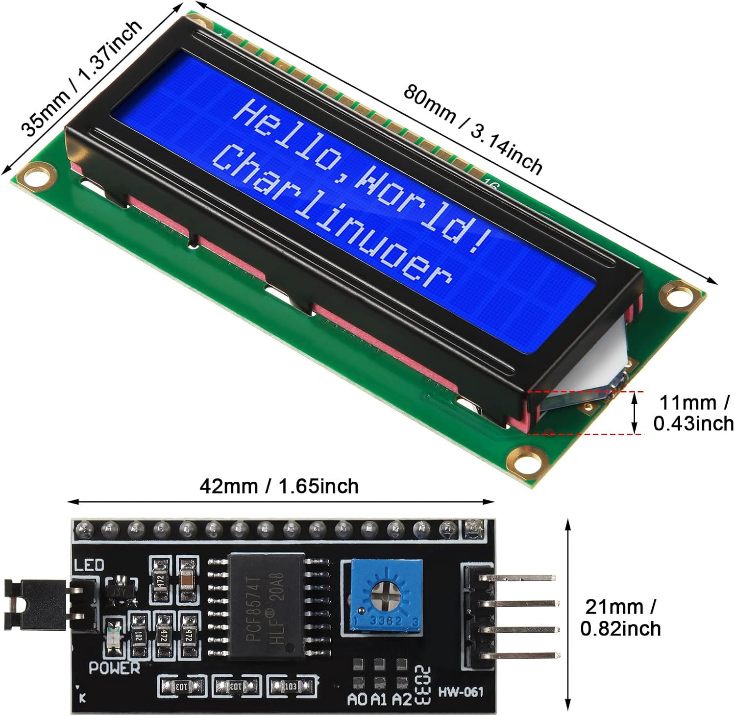 1 комплект модуля 1602 LCD 20* – обзор и цена Pi Display
