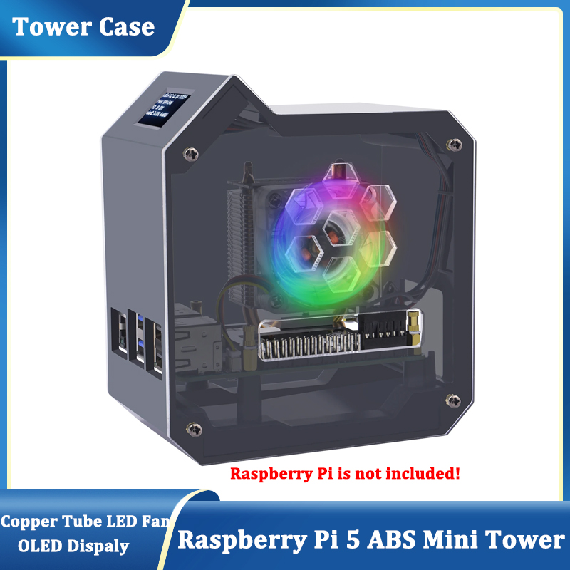 GeeekPi Raspberry Pi 5 ABS Min – обзор и цена Pi 5 Case