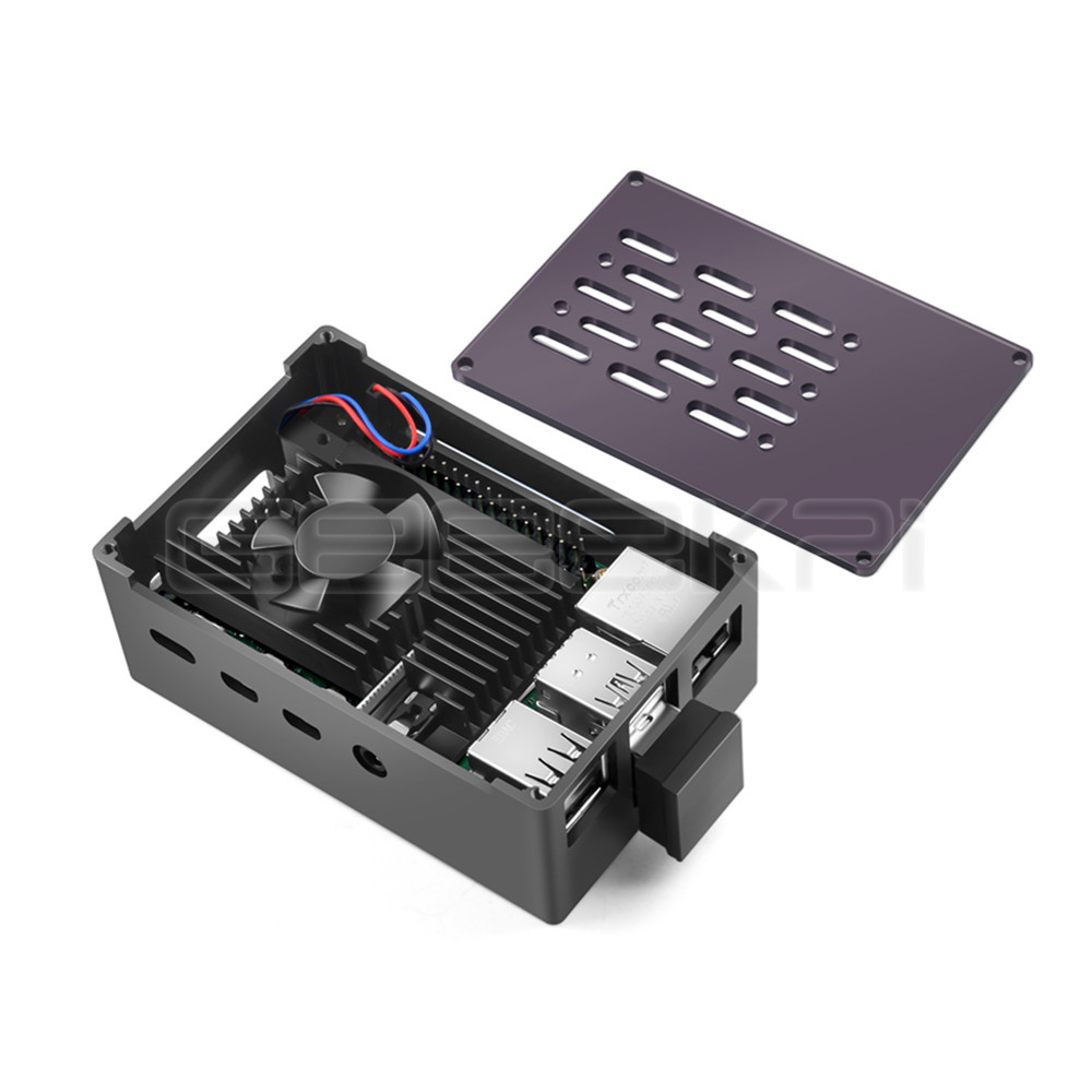Чехол с алюминиевым кирпичом G – обзор и цена Pi 4 Case