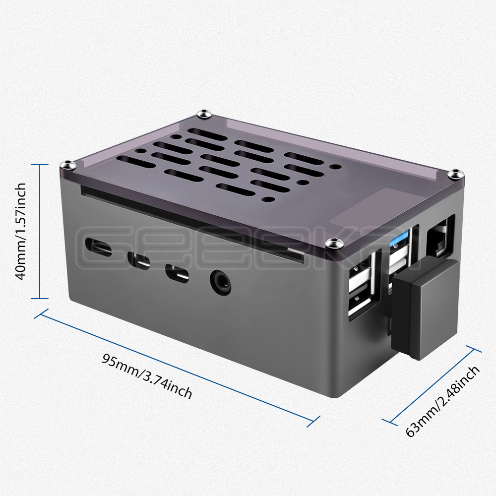 Чехол с алюминиевым кирпичом G – обзор и цена Pi 4 Case