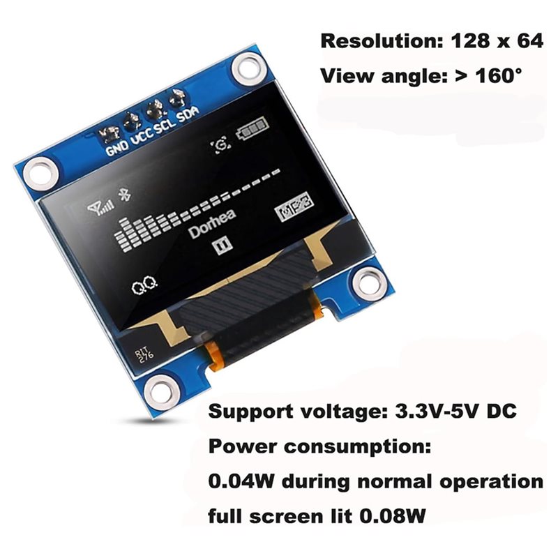 A37T-4Pcs 0,96-дюймовый OLED-д – обзор и цена Pi Display