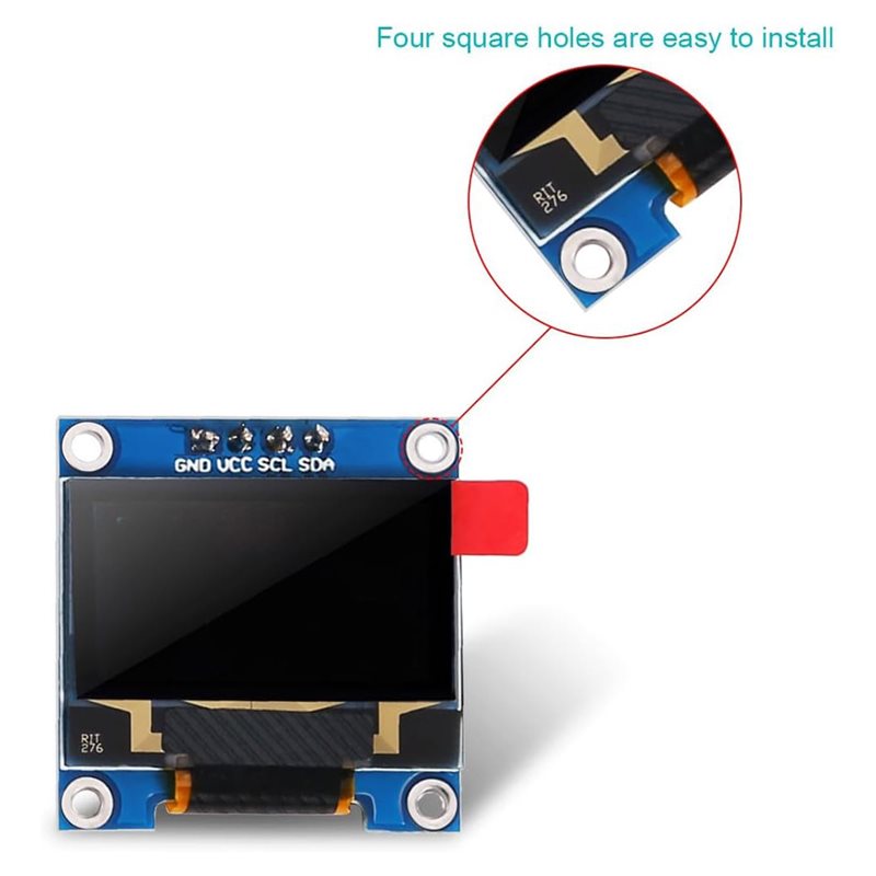 A37T-4Pcs 0,96-дюймовый OLED-д – обзор и цена Pi Display