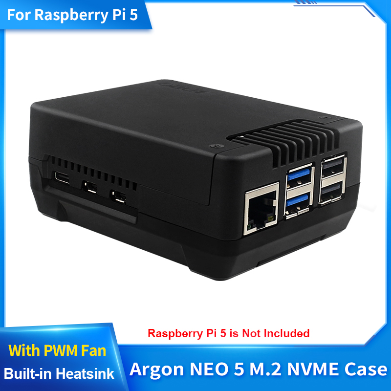 Корпус Argon NEO 5 M.2 NVME PC – обзор и цена Pi Power Supply