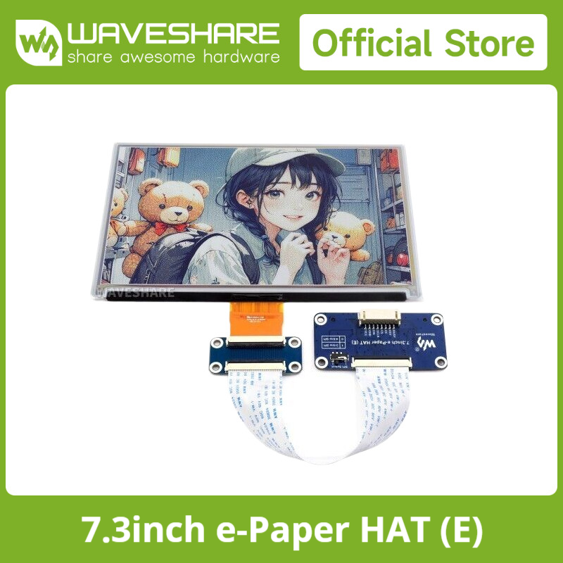 Waveshare 7,3-дюймовый 6-цветн – обзор и цена Pi Display