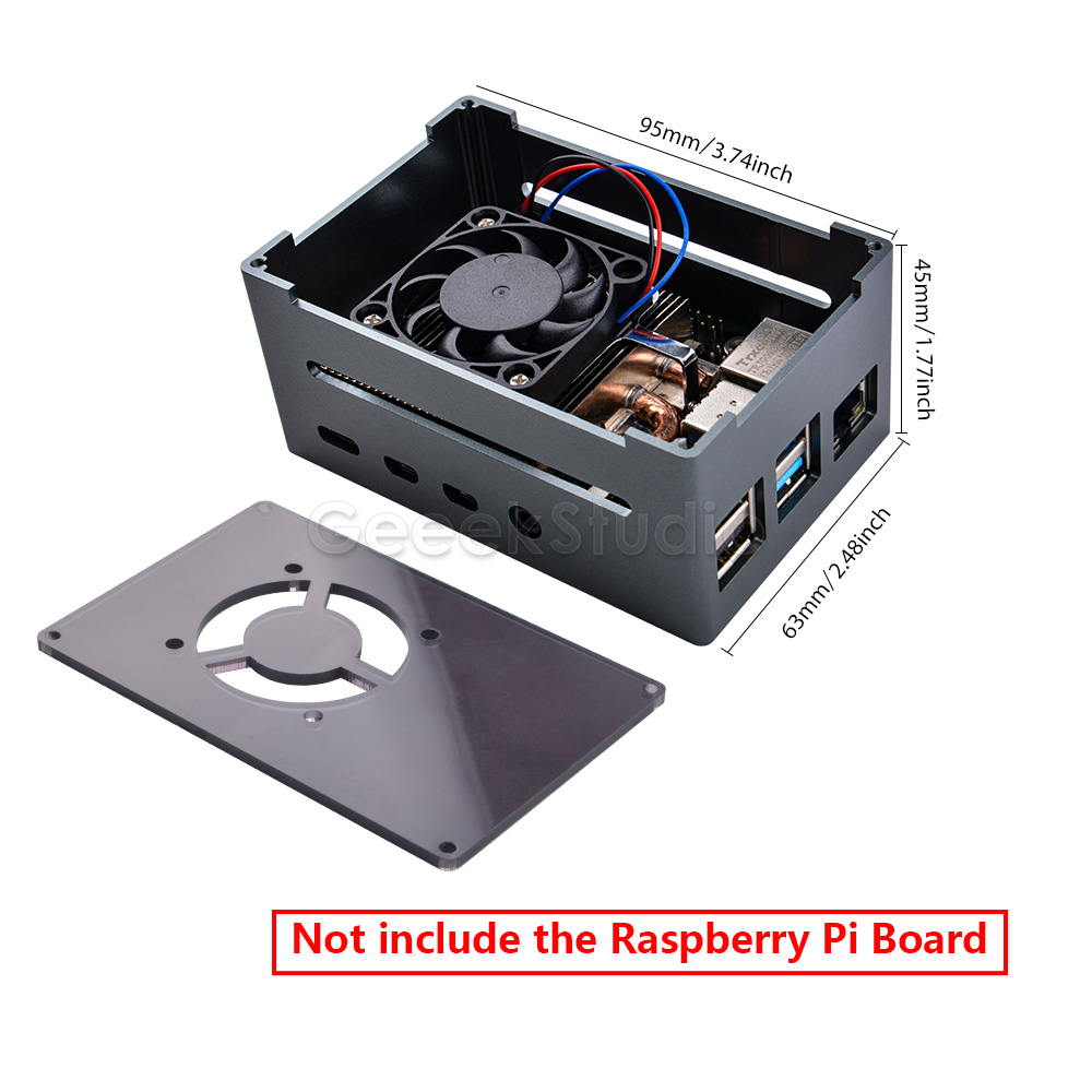 Низкопрофильный охлаждающий ве – обзор и цена Pi 4 Case