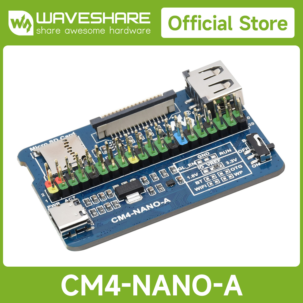 Базовая плата Waveshare Nano ( – обзор и цена Raspberry Pi 4