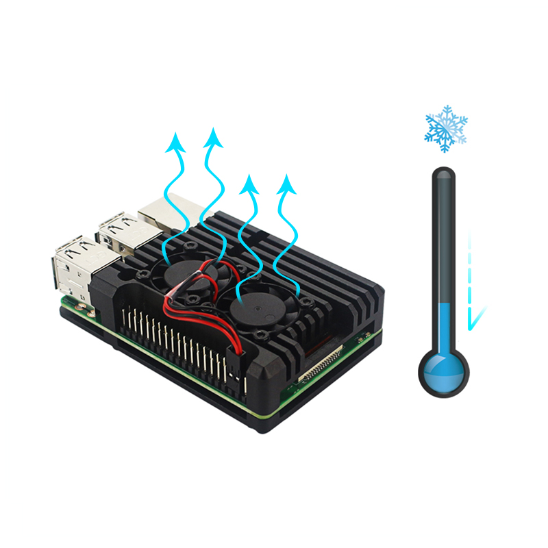 Алюминиевый корпус Raspberry P – обзор и цена Pi Cooler